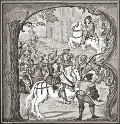 Legende von den drei Toten und den drei Lebenden, 1878